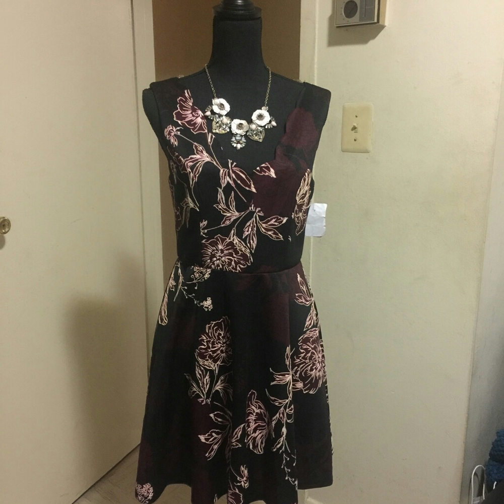Black cocktail reception dress